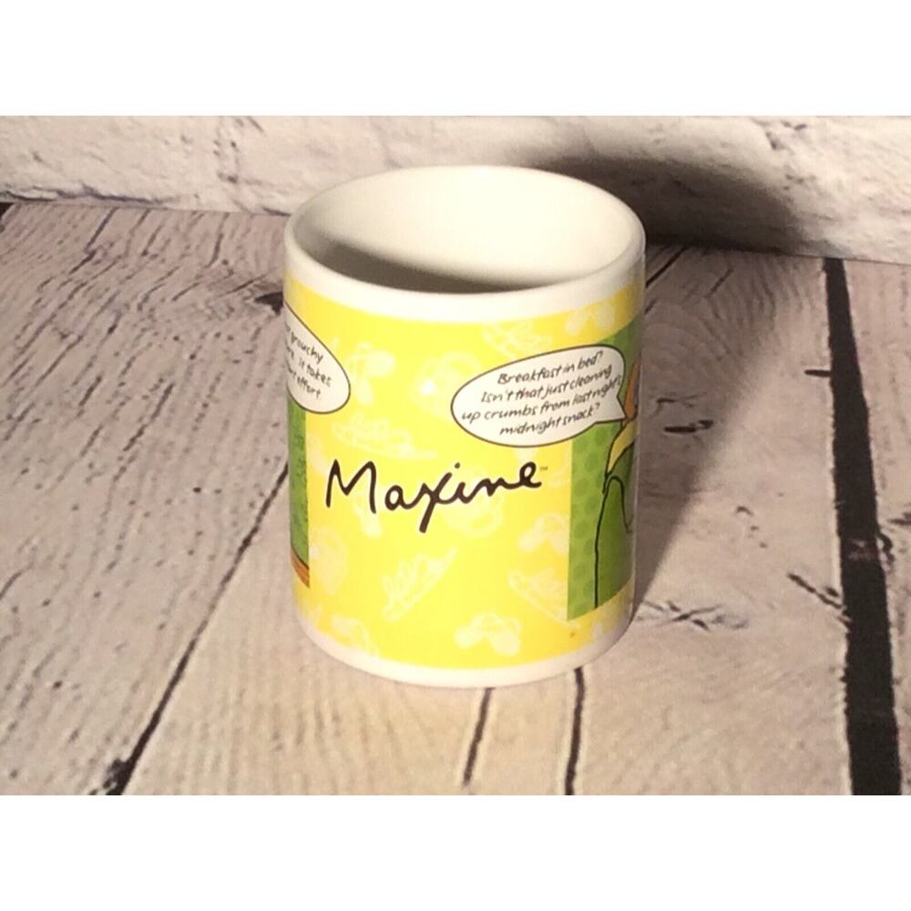 Hallmark Maxine Coffee Cup/Mug “I'm Not Grouchy By Nature” “Breakfast In Bed”
